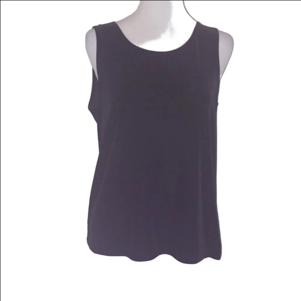 -- DKNY Velvet sleevless top - Picture 5 of 14